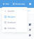 Metabase New menu showing options to create questions, SQL queries, and dashboards